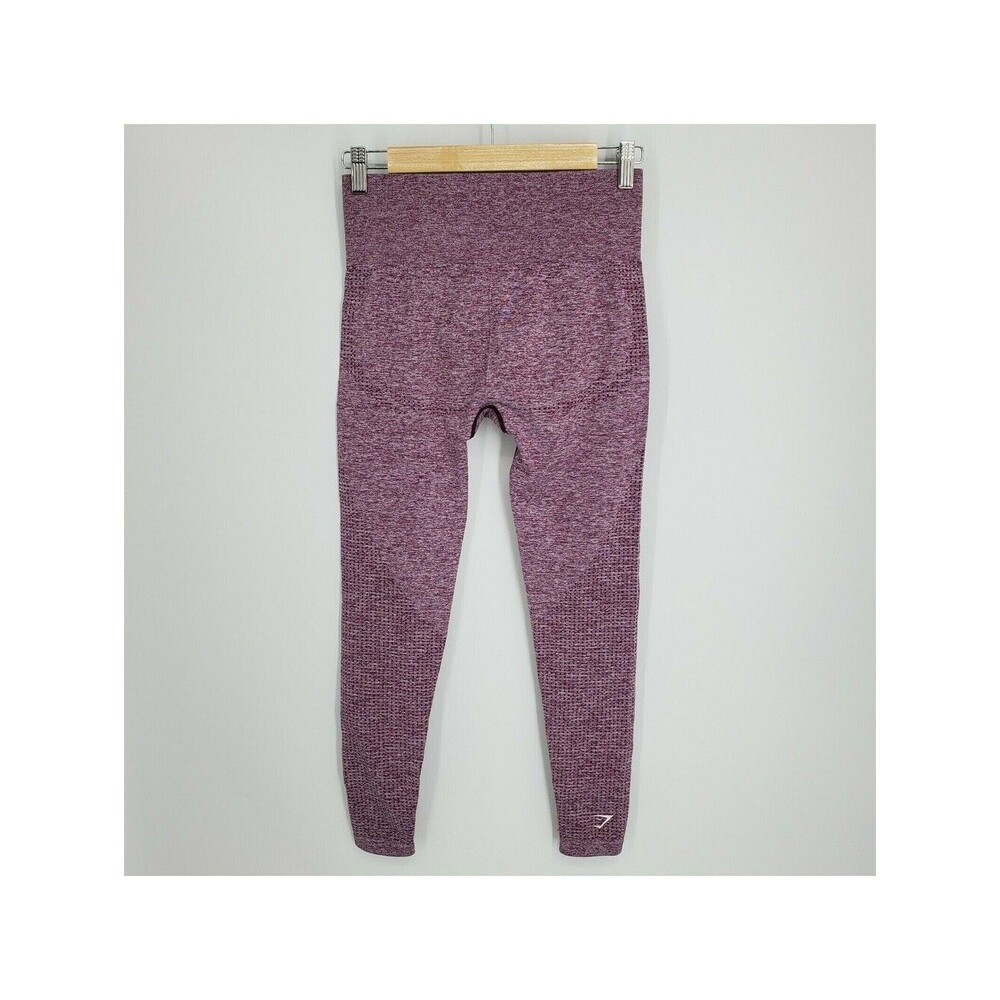 Gymshark Womens Vital Seamless Leggings High Rise Purple Size Small - Picture 2 of 2